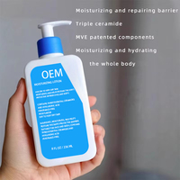 Lotion hydratante moussante OEM pour le visage et le corps, nettoyant hydratant, contrôle des imperfections, sans huile, sans parfum, pour tous types de peau