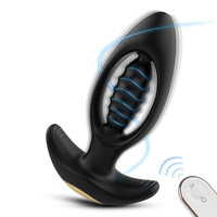 Jouets anaux télécommandés S-hande Tunneling Design, vibrateurs anaux sexy, énormes plugs anaux, produits sexuels