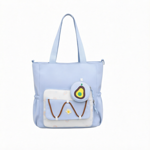 Bolso Tote Impermeable de Nailon para Mujer, Bolso Bandolera con Cremallera, Forro de Poliéster, para Viajes y Uso Diario - Product Image 1