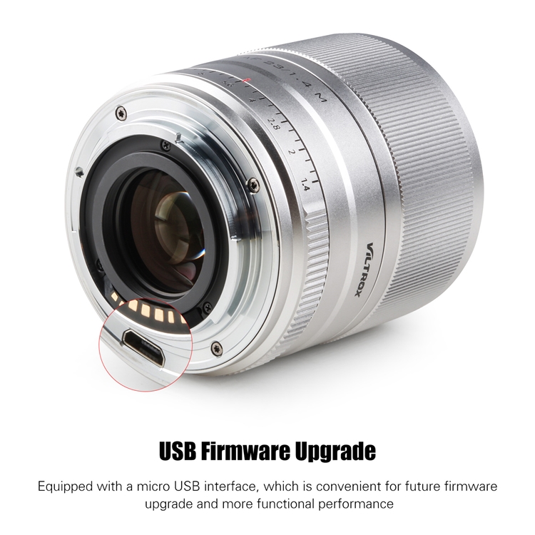 VILTROX AF23/F1.4M Auto Focus Camera Lens APS-C F1.4 Large Aperture 23mm Focal Length M-Mount for Canon EOS M3/M5/M6/M6