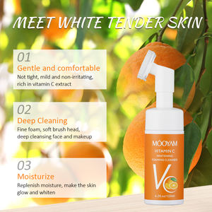 OEM Großhandel Haut aufhellen Poren reinigung Gesichts reiniger Bio-Gesicht Aroma feuchtigkeit spendende Vitamin C Gesichts wäsche - Product Image 4