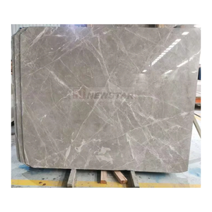 Marbre gris clair naturel de luxe, marbre décoratif pour salon, fond mural, marbre <span class=keywords><strong>italien</strong></span> poli, texture grise - Product Image 1