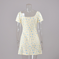 Chemise de nuit en tricot imprimé pour femmes QINSI, pyjama, robe de nuit sans manches, douce, respirante, confortable, robe de nuit