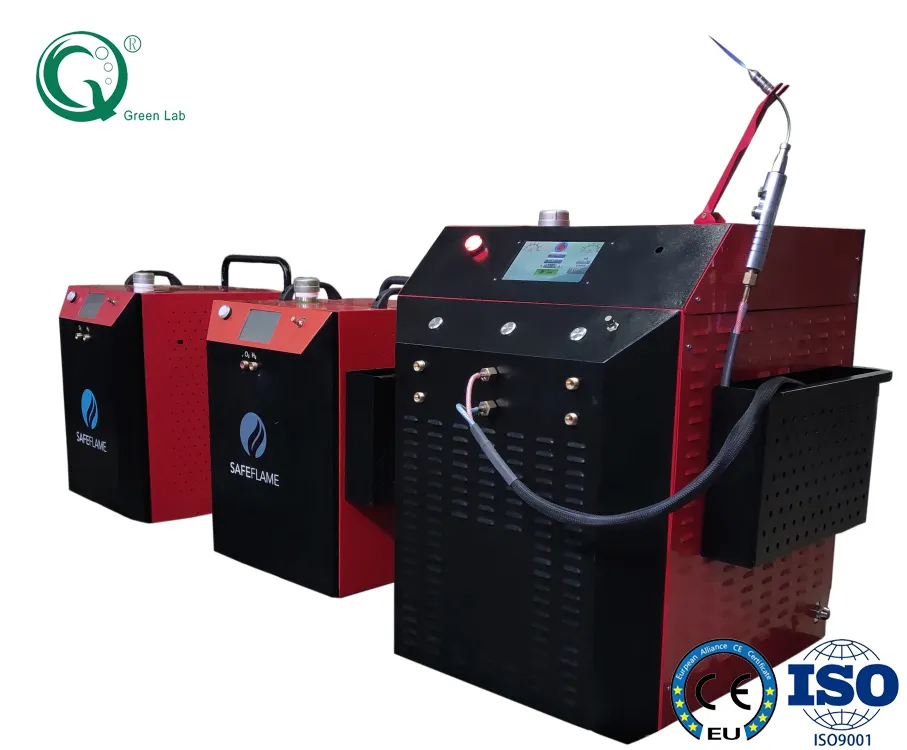 Safeflame PEM Water Electrolysis Coil Brazing Welding Soldering Machine with CE Certificate Oxygen Hydrogen Gas Generator