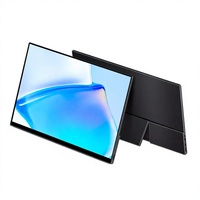 Moniteur LCD portable triple 14 15,6 17,3 18,5 pouces, panneau IPS, extension d'écran pour ordinateur portable, double moniteur pliable avec USB Type-C