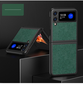 Funda de teléfono con tapa para <span class=keywords><strong>Samsung</strong></span> <span class=keywords><strong>Galaxy</strong></span> <span class=keywords><strong>Z</strong></span>, carcasa rígida de cuero PU con patrón de lichi para <span class=keywords><strong>Galaxy</strong></span> <span class=keywords><strong>Z</strong></span> <span class=keywords><strong>Flip</strong></span> <span class=keywords><strong>3</strong></span> <span class=keywords><strong>5G</strong></span> <span class=keywords><strong>2021</strong></span> - Product Image 4