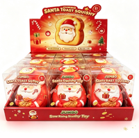 Jouet Squishy Père Noël en TPR à Rebond Lent Anti-Stress Boîte Mystère Vente en Gros