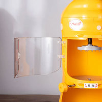 Machine à glace pilée électrique commerciale de thé au lait entièrement automatique machine à broyer la brique de glace flocon de neige continue