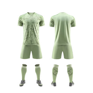 Benutzer definierte Full Sublimation Jungen Fußball Trikot Shirts Quick Dry Atmungsaktive Trainings anzug Print New Style Fußball Team Uniform - Product Image 4