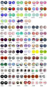 <span class=keywords><strong>452</strong></span> Colores, Cuentas de Silicona de 15 mm con Estampados de Dibujos Animados y Flores, Cuentas de Silicona Sueltas para Hacer Pulseras y Joyería DIY - Product Image 5