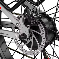Vélo électrique WindChaser 2000W, batterie lithium 48V17.5Ah, moteur à double assistance 26 pouces, freins à disque hydrauliques, Dragster Ebike