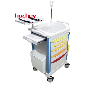 Chariot médical en ABS <span class=keywords><strong>de</strong></span> gros pour hôpital Hochey avec tiroir, roues universelles silencieuses, chariot <span class=keywords><strong>de</strong></span> secours pour hôpital - Product Image 6