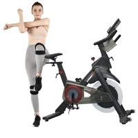 Bicicleta de Spinning para Gimnasio con Sistema de Freno Magnético y Logotipo Personalizado para Uso Doméstico, Venta al Por Mayor Lijiujia