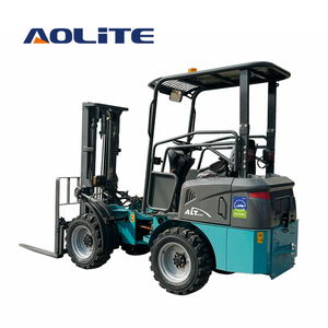 AOLITE Forklift Baterai Pengangkat Garpu Elektrik 1,2 Ton dengan Pengisi Daya - Product Image 2