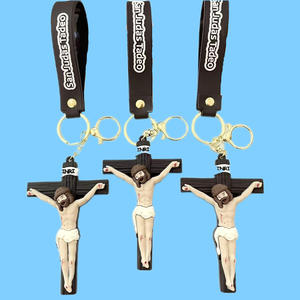 Wowei พวงกุญแจซิลิโคนพระเยซูคริสต์ผู้ถือพวงกุญแจคริสเตียนทนทานของขวัญคริสเตียนสำหรับผู้ชายผู้หญิงคริสต์มาส - Product Image 3