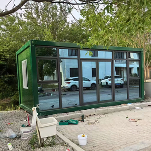 บ้านโมดูลาร์ถอดได้20ฟุตบ้านห้องโดยสารโมดูลาร์บ้านขนาดเแคมป์บรรเทาทุกข์ฉุกเฉินกู้ภัยเคลื่อนที่บ้านคอนเทนเนอร์ที่อยู่อาศัย - Product Image 2