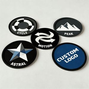 Posavasos de Silicona/PVC para Auto, Personalizados con Logotipo, Grabados, Impresos en Serigrafía, Duraderos, para Regalos Promocionales, Venta al Por Mayor - Product Image 1