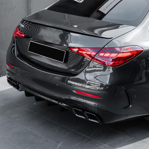Difusor trasero con puntas de escape para <span class=keywords><strong>Mercedes</strong></span> Clase C W206 <span class=keywords><strong>C43</strong></span> C63 C63amg tubo de escape sin tubo de escape - Product Image 4