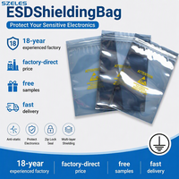 Sacs de protection antistatiques ESD pour puces IC, composants informatiques, stockage de circuits imprimés automobiles, estampage à chaud, protection ESD automobile