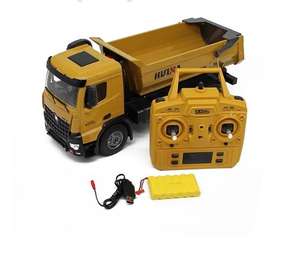 Ventas calientes 1:14 Huina 1582 Camión volquete <span class=keywords><strong>de</strong></span> control remoto Cuerpo completamente aleado 6 ruedas 2,4 GHz Camión <span class=keywords><strong>de</strong></span> ingeniería <span class=keywords><strong>grande</strong></span> <span class=keywords><strong>Juguete</strong></span> para niños - Product Image 4
