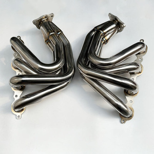 Coletor de Escape de Aço Inoxidável Longo para Chevrolet Corvette C8 62L 2020 Acabamento Polido de Alto Desempenho - Product Image 2