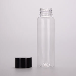 Bouteille en forme de <span class=keywords><strong>Voss</strong></span> à épaulement plat à cylindre droit en plastique PET de 300ml - Product Image 3