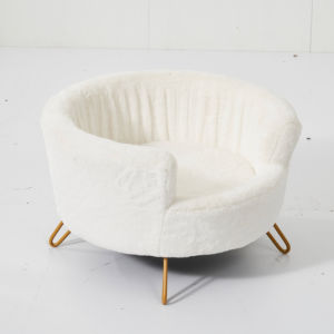 <span class=keywords><strong>Bed</strong></span> Sure Cama ortopédica para perros Sofá cama para mascotas Elevado Sofá de salón suave Marco de madera Resistente - Product Image 1