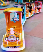 Train sans rail à piles QunQun Youle pour enfants, en métal et plastique, pour les 3-12 ans, équipement de divertissement intérieur/extérieur, capacité 100-500 kg, 12 personnes