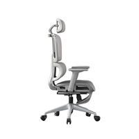 Chaise de bureau ergonomique à roulettes avec support de jambe et dossier réglable pour la maison, idéale pour le gaming - Meilleure vente