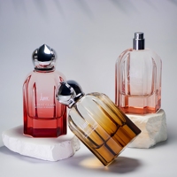Certification de qualité, flacon de parfum en verre unique, anti-fuite, 100 ml, emballage de luxe personnalisé pour flacon de parfum, impression à l'écran