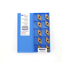 Plaquettes de coupe en carbure revêtues CVD de haute qualité DESKAR LF9018 pour tour CNC, outils de tournage DNMG150612-PM, personnalisables OEM, dureté élevée