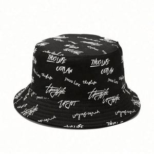 Chapeau Bob Personnalisé avec Logo Dessin Animé, Prix de Gros, Tendance, Unisexe, Réversible, pour Pêche et Protection Solaire en Extérieur - Product Image 5