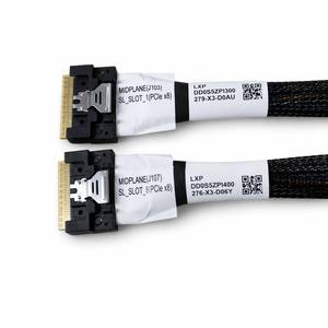 สายเคเบิลข้อมูลเซิร์ฟเวอร์ SFF8654 PCIe4.0 X8 Slim SAS สายแยก PCIe x8 เป็น PCIe x8 สำหรับภายใน SAS - Product Image 1