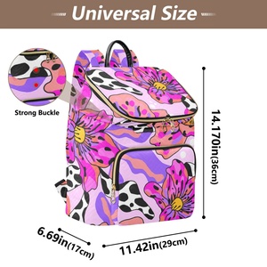 Mochila Deportiva Personalizada Super September con Estampado Aloha Palaka, Cierre de Cremallera, Mochila Moderna para Mujer - Product Image 3