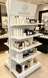 Factory Custom <strong>White</strong> Metal Retail Display <strong>Shelf</strong> Commercial Supermarket Shelving <strong>Unit</strong> for Convenience &amp; Chocolate Shop - Product Image 3