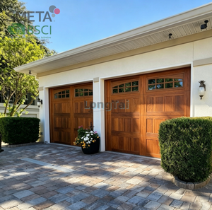 Puerta de Garaje Seccional de Madera Sólida Estilo Cape Cod LONGTAI, Puerta Decorativa para Villa Costera - Product Image 6