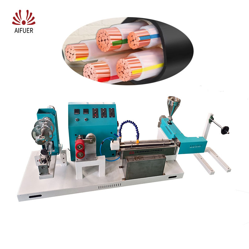 Electric Copper Wire LAB Cable Extruder