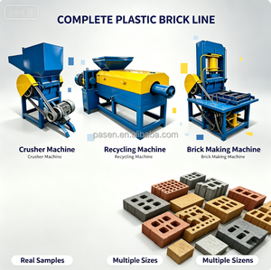 Macchina Industriale per Mattoni in Fibra di Cocco, Linea di Produzione Mattoni in Plastica, Macchina per Mattoni in Polvere Minerale per Fabbriche di Mattoni - Product Image 5