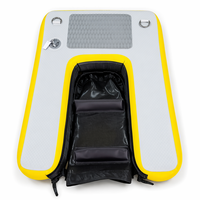 Rampe gonflable pliable pour chien - Plateforme d'entrée aquatique antidérapante pour animaux de compagnie pour piscine