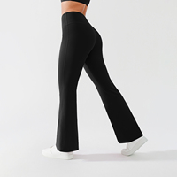 Leggings de Yoga con Logo Personalizado Vractive, Pantalones Deportivos Acampanados, Transpirables, de Longitud Completa, para Gimnasio y Deportes, para Mujer, Venta al Por Mayor