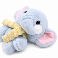 Boneka Gajah Biru Penghasil Gelembung, Mainan Interaktif, Gantungan Tas dan Rantai, Hadiah Seru untuk Anak Perempuan