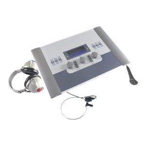 Audiómetro portátil de diagnóstico médico IN-AD104 de doble canal con conexión a PC, audiómetro de conducción ósea para pruebas de audición. - Product Image 2