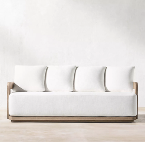 Ensemble de meubles de jardin en rotin d'aluminium avec corde, design moderne, résistant aux intempéries, pour patio et hôtel, canapé-lit modulable - Product Image 4