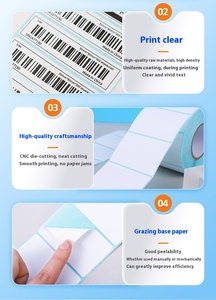 Factory Direct Supply Waterproof Adhesive 4x6 Thermal Shipping <strong>Label</strong> <strong>Roll</strong> Scratch off and Oil Proof for E-commerce Packaging - Product Image 4