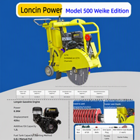 Machine à découper l'asphalte et le béton, modèle 500 Weike, moteur Briggs & Stratton, vente directe d'usine, à essence