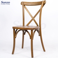 Chaise de banquet empilable en bois au design moderne, dossier croisé, toutes les couleurs, coussins pour mariage, restaurant, salon, utilisation en extérieur