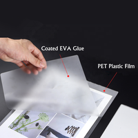 Feuille de film de stratification mate personnalisée 150mic 350 microns A2 A3 A5 A6 125 microns matériau PET dureté douce brillant étanche à l'humidité