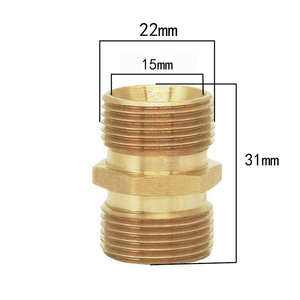Accessoires de lave-auto Adaptateur en laiton M22 14mm 15mm <span class=keywords><strong>Rallonge</strong></span> de tuyau de laveuse <span class=keywords><strong>à</strong></span> haute pression - Product Image 4