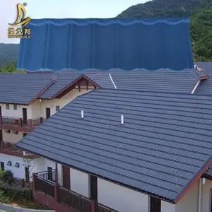 肯尼亚波纹屋顶板价格类型铝彩石涂层屋面瓦金属屋面瓦