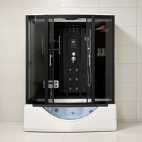 Cabine de douche hammam préfabriquée, unité de douche capsule, bain de massage spa, sauna prêt à l'emploi